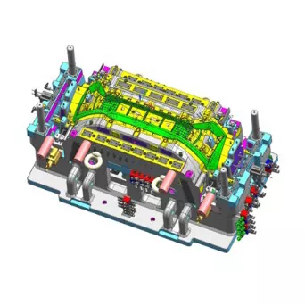 자동차 앞 범퍼 바디 사출 금형