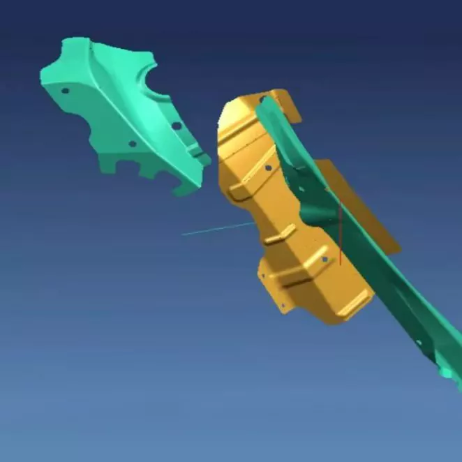 자동차 소형 강화 플레이트 스탬핑 다이