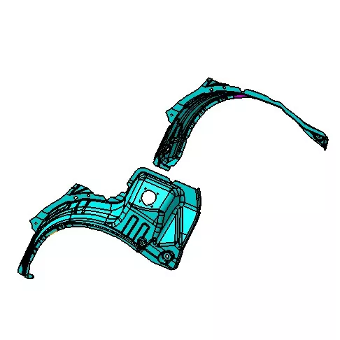 자동차 휠 아치 휠 커버 사출 금형